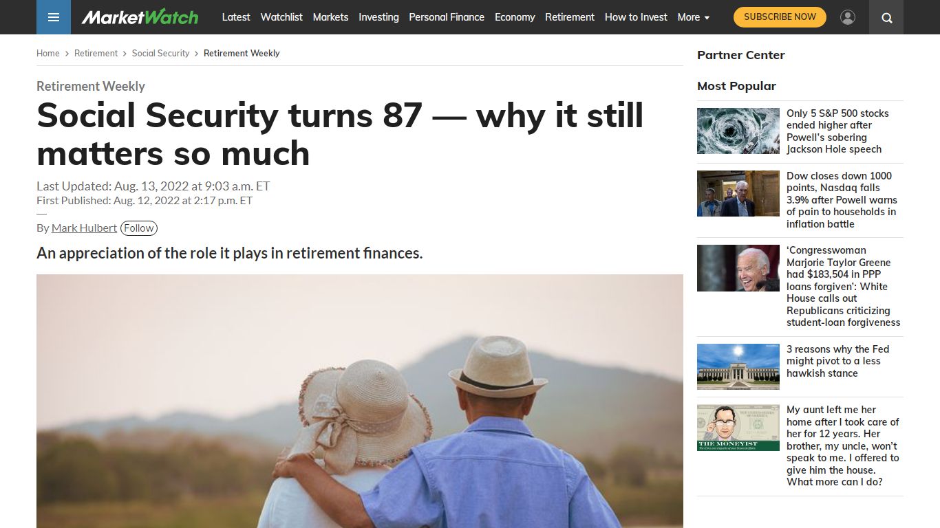 Social Security turns 87 -- why it still matters so much